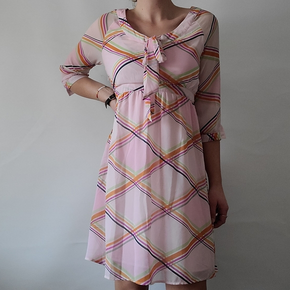 Lined Pink Dress - Picture 1 of 5